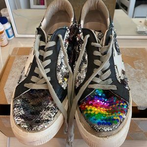 Golden Goose Sneakers! Rainbow sparkle size 40